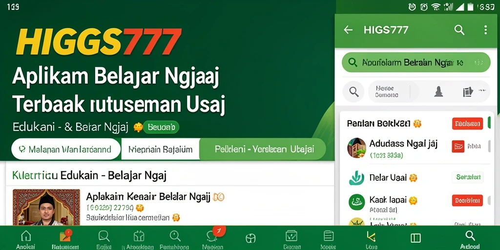 Tampilan antarmuka HIGGS777 yang intuitif dan menarik.