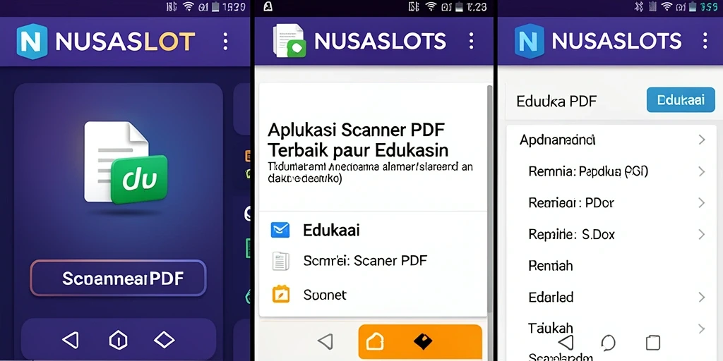 Antarmuka pengguna NUSASLOTS yang intuitif dan mudah digunakan.