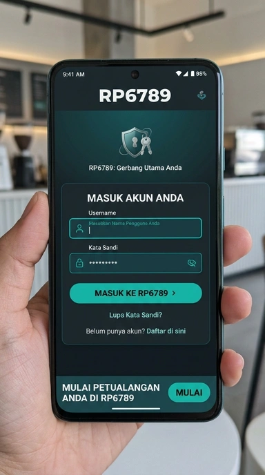 Cara Masuk Akun rp6789 Setelah Menginstal APK