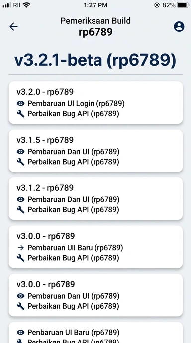 Riwayat Versi rp6789 untuk Pengguna Android